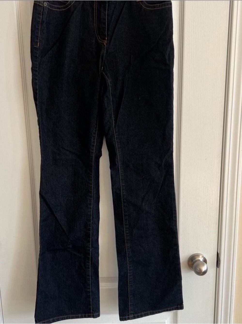 Women's Dark Indigo Wide-Leg Jeans